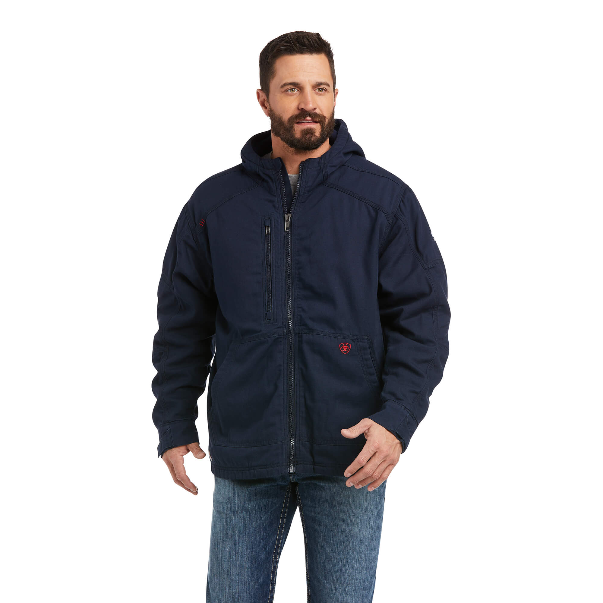 Ariat FR Duralight Stretch Canvas Jacket in Navy 10037640