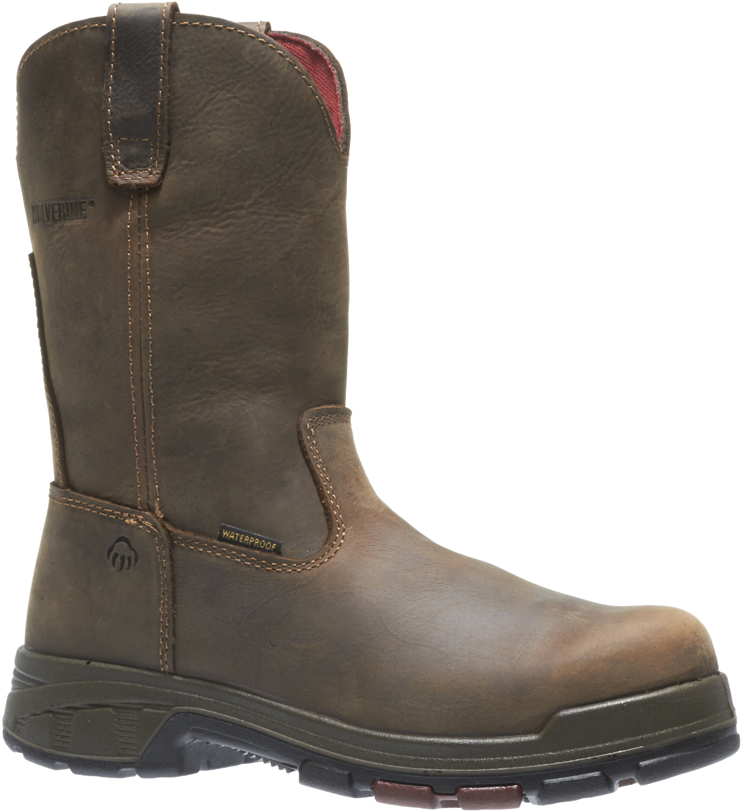 wolverine steel toe pull on boots