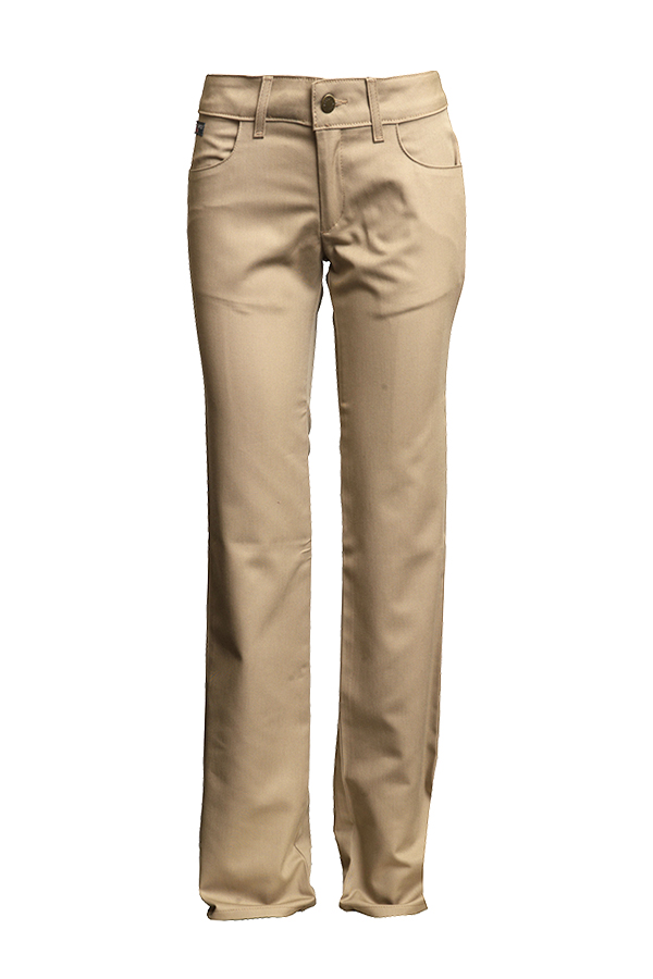 Lapco FR Ladies Flame Resistant Khaki Uniform Pant| LPFRACKH