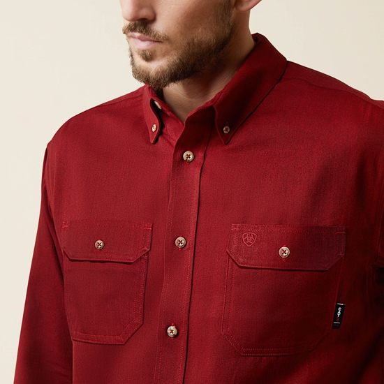 Ariat FR Air Inherent Work Shirt - Red Heather - 10043084