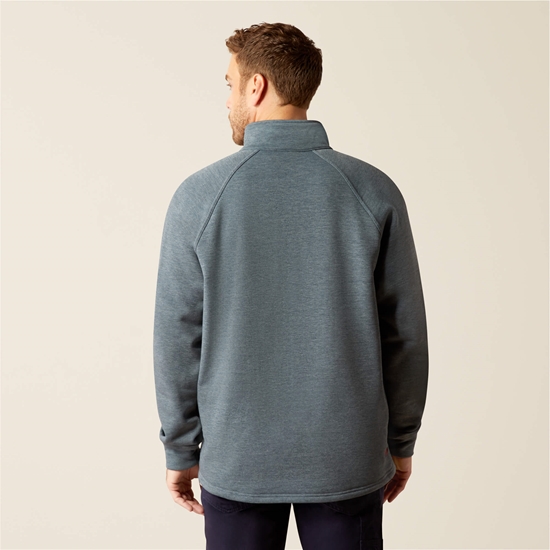 Ariat FR Men's Primo Fleece 2.0 1/4 Zip Sweater | Charcoal Gray - 10052096