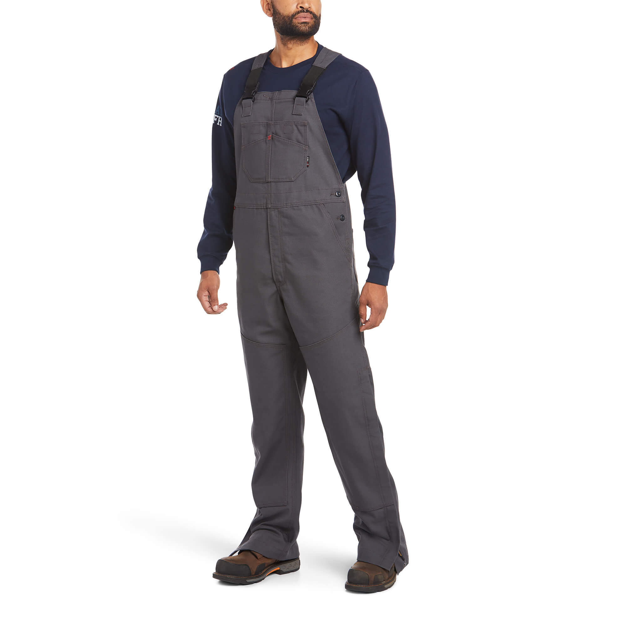 Unlined bib overalls on sale with zippered legs