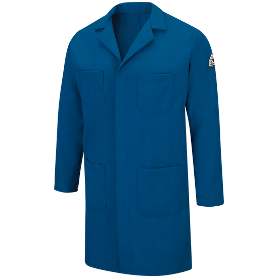 Bulwark FR Men's Concealed Snap Front Lab Coat | KNL6RB