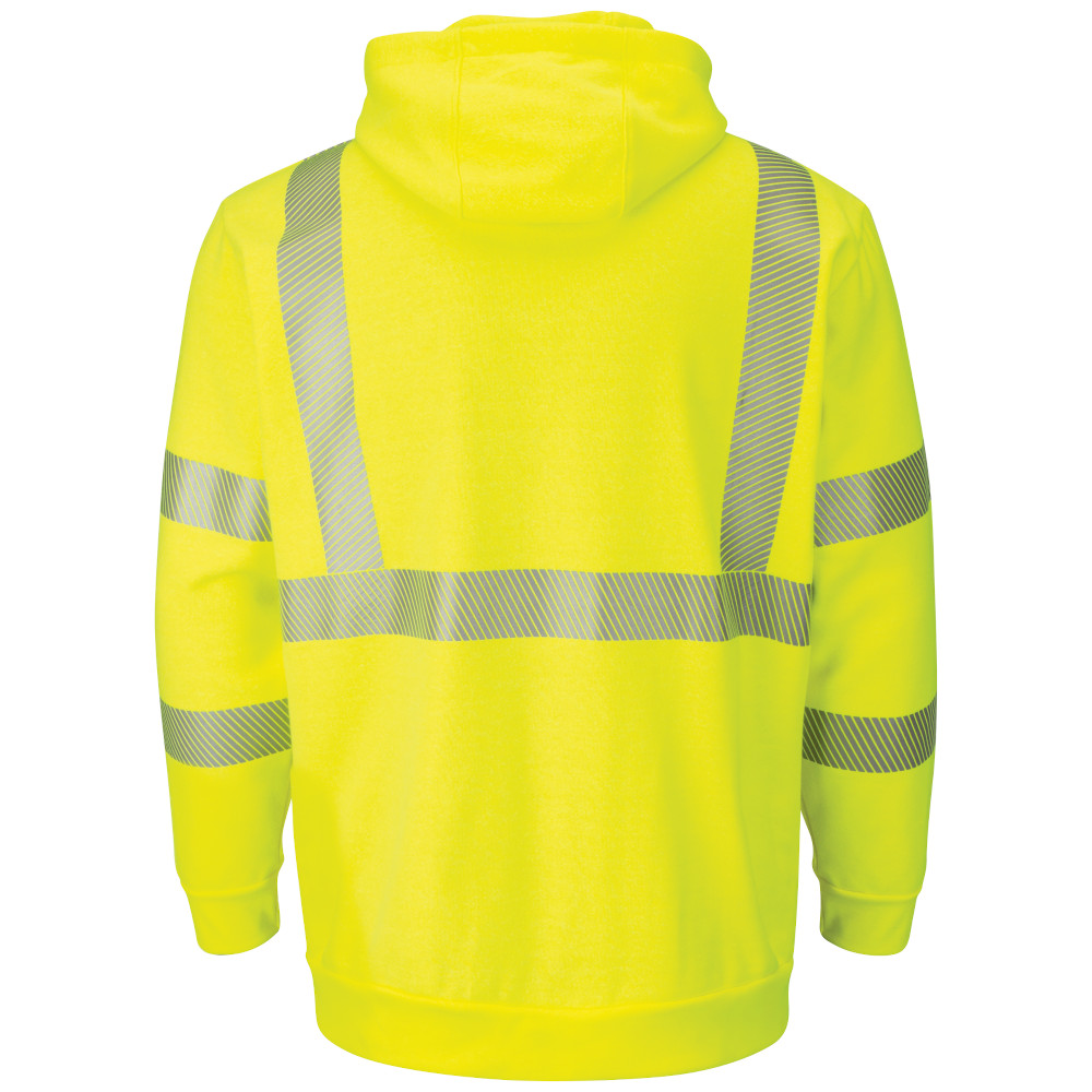 Hi vis discount zip up hoodie