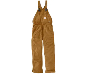 Carhartt FR Duck Bib Overall - Unlined | Carhartt Brown