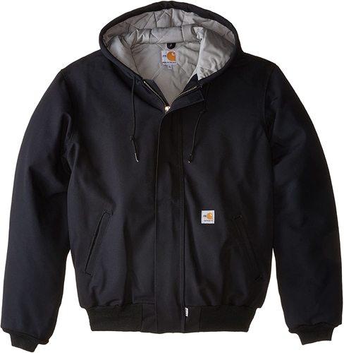 Carhartt FR Duck Quilt-Lined Active Jac - Black