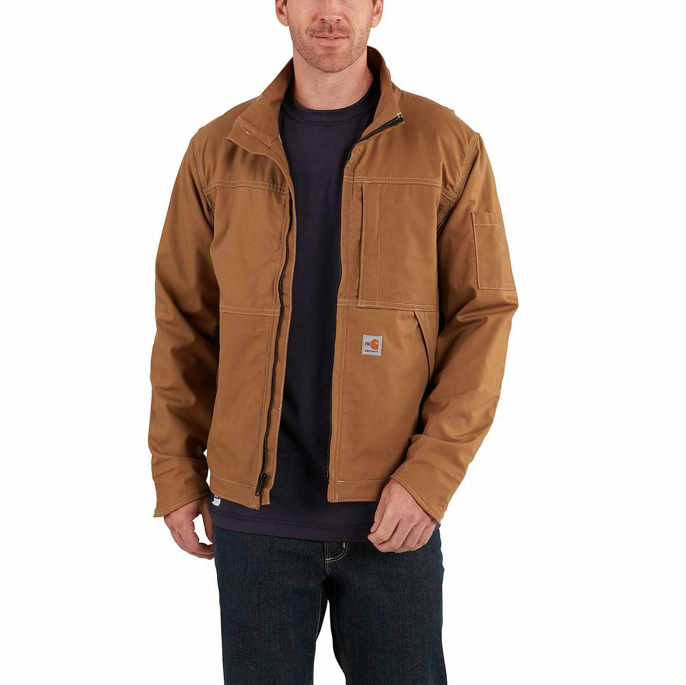 Carhartt FR Full Swing Quick Duck Jacket - Carhartt Brown