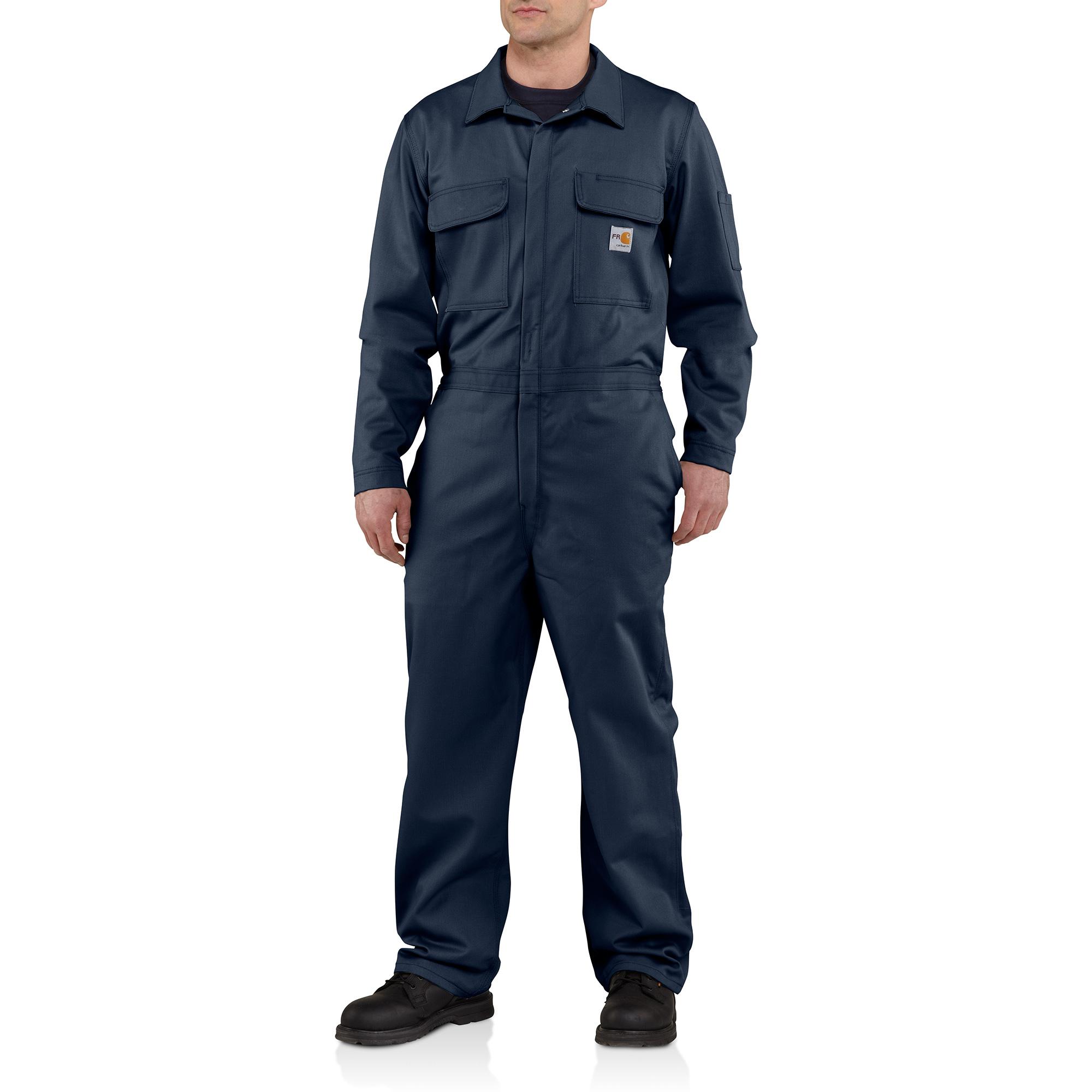 Carhartt FR Traditional Twill Coveralls in Dark Navy | 101017-410