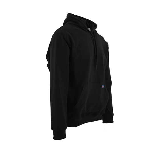 Lapco FR 12.5 oz. Men's Hooded Sweatshirt - Black - SWHFR14BK