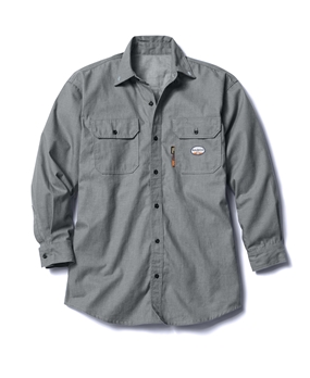 Rasco FR Men's Ultrasoft Uniform Shirt - Gray