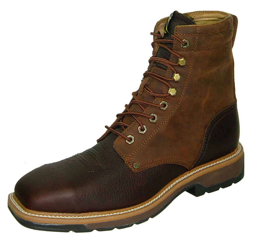 steel toe boots without laces
